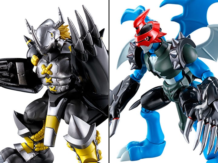 Digimon Adventure Shodo Paildramon & Black Wargreymon Boxed Set of