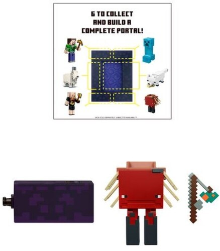 Minecraft Build-A-Portal Strider Figure Gallery Image 6