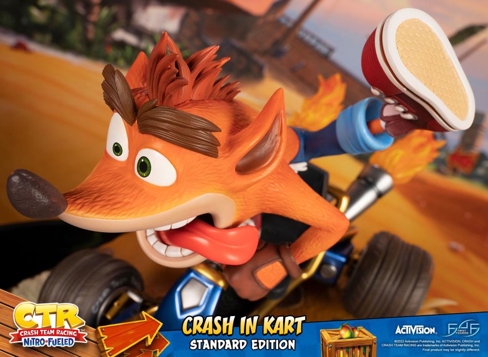Crash Team Racing Nitro-Fueled Crash in Kart Statue Gallery Image 26