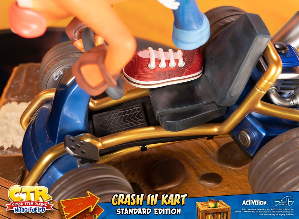 Crash Team Racing Nitro-Fueled Crash in Kart Statue Gallery Image 24