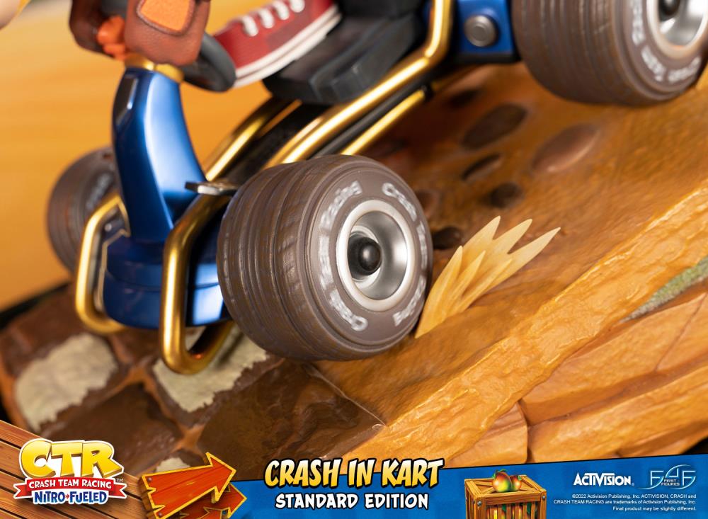 Crash Team Racing Nitro-Fueled Crash in Kart Statue Gallery Image 17