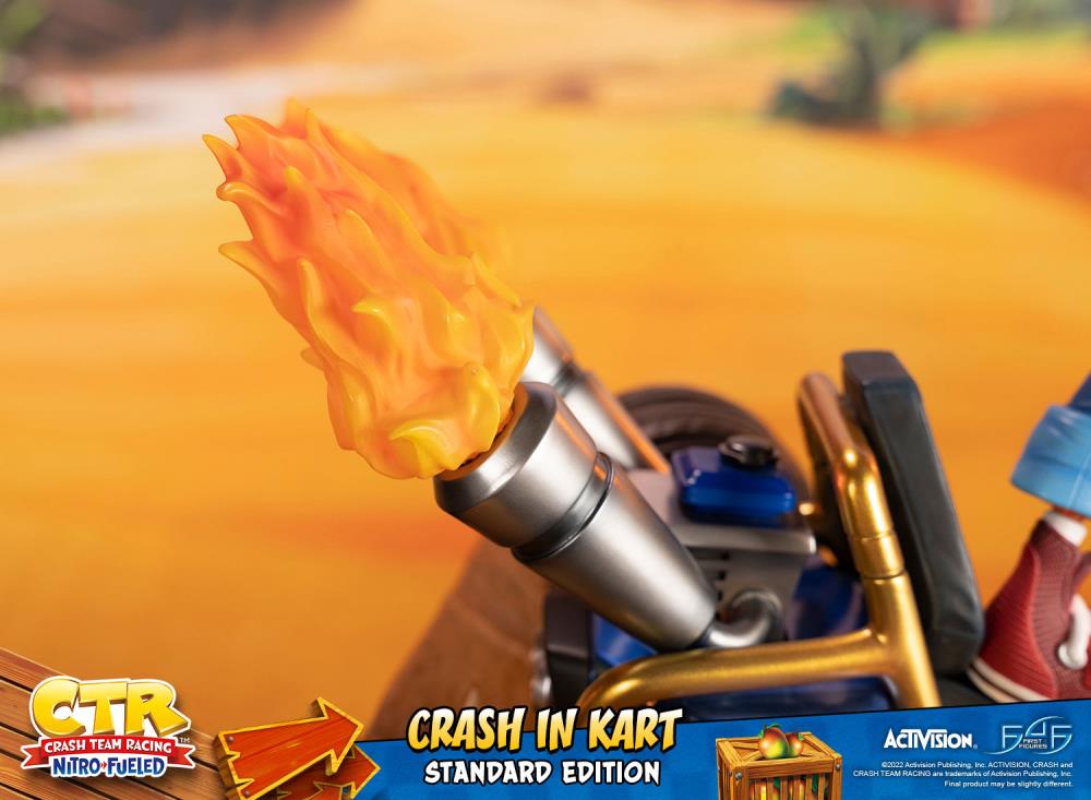 Crash Team Racing Nitro-Fueled Crash in Kart Statue Gallery Image 21