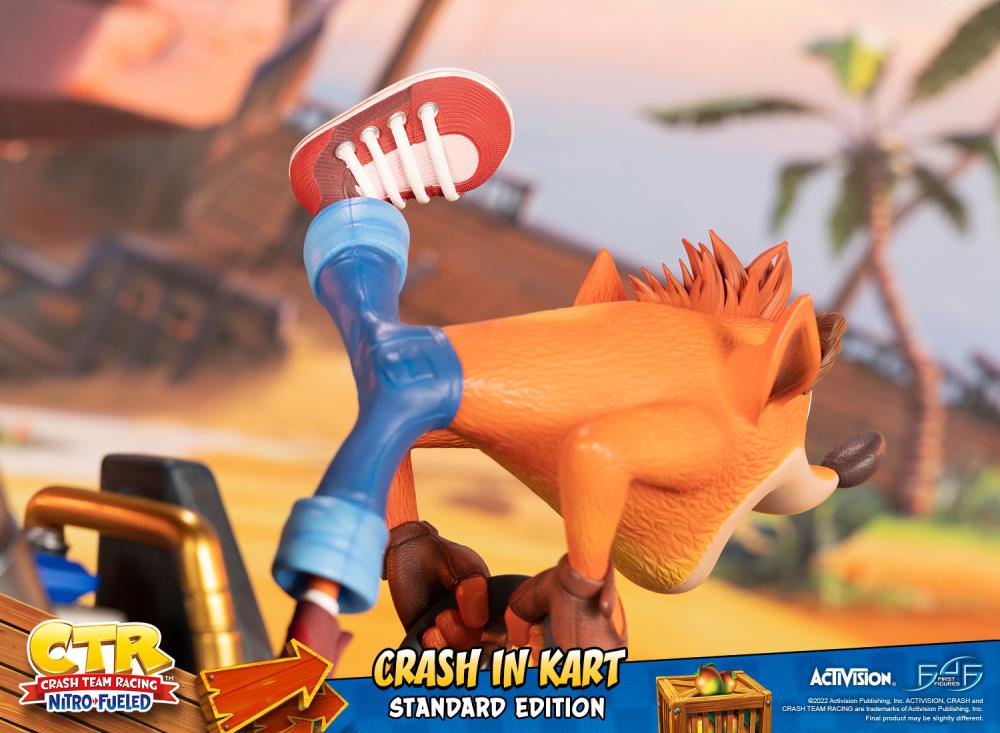 Crash Team Racing Nitro-Fueled Crash in Kart Statue Gallery Image 20
