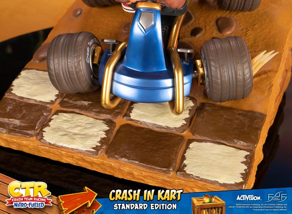 Crash Team Racing Nitro-Fueled Crash in Kart Statue Gallery Image 31