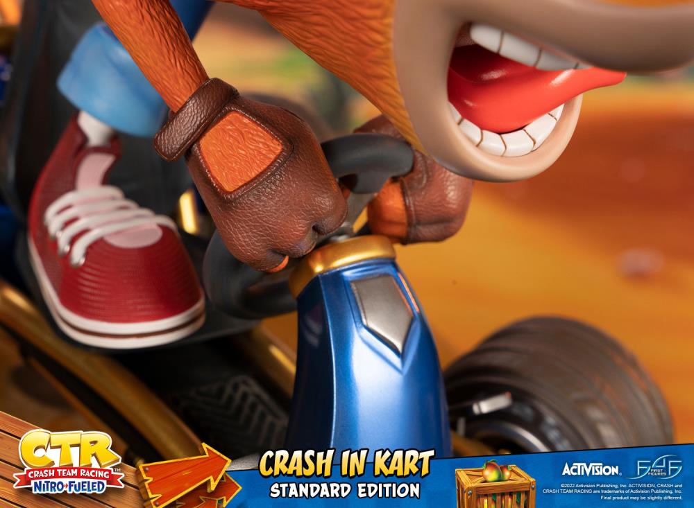 Crash Team Racing Nitro-Fueled Crash in Kart Statue Gallery Image 28