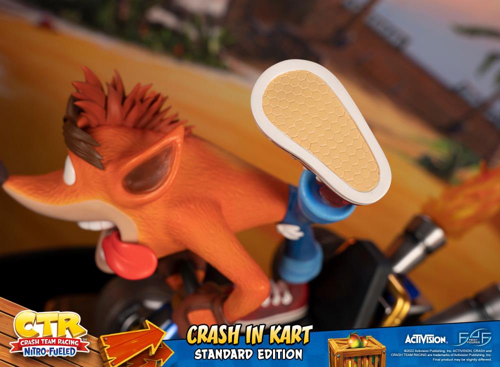 Crash Team Racing Nitro-Fueled Crash in Kart Statue Gallery Image 25