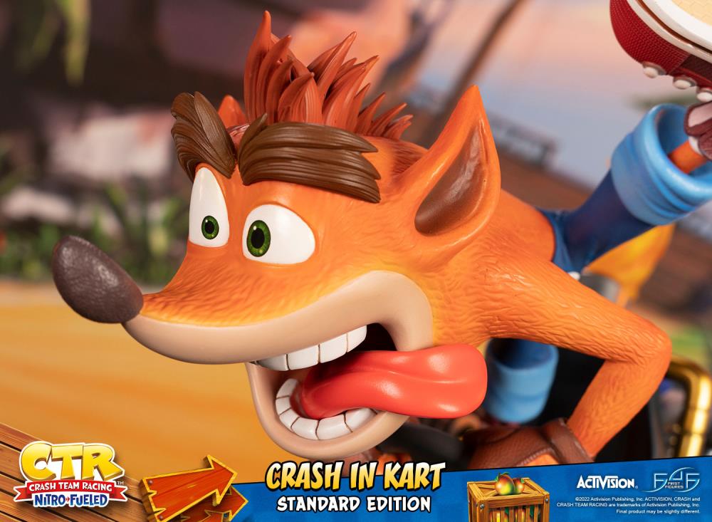 Crash Team Racing Nitro-Fueled Crash in Kart Statue Gallery Image 29