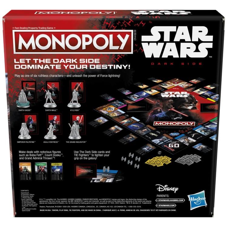 Monopoly: Star Wars: The Dark Side Edition Gallery Image 8