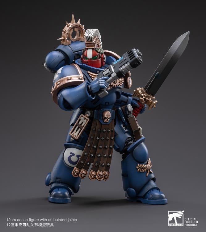 Warhammer 40K Ultramarines Veteran Sergeant Icastus 1/18 Scale Figure Gallery Image 5