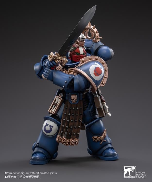 Warhammer 40K Ultramarines Veteran Sergeant Icastus 1/18 Scale Figure Gallery Image 6