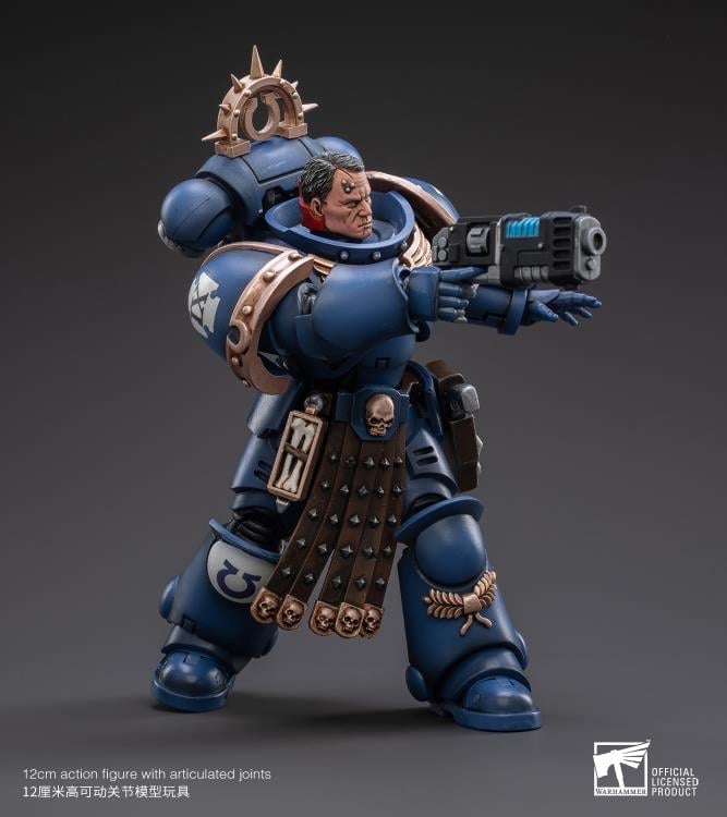 Warhammer 40K Ultramarines Veteran Sergeant Icastus 1/18 Scale Figure Gallery Image 7
