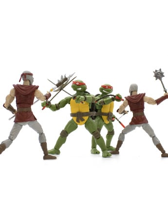 Teenage Mutant Ninja Turtles BST AXN PX Previews Exclusive Classic Comic Four-Pack (Set 1) Gallery Image 2
