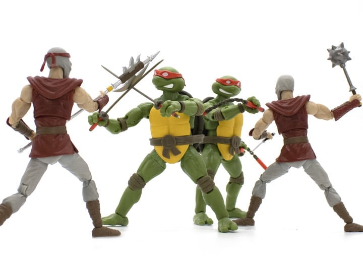 Teenage Mutant Ninja Turtles BST AXN PX Previews Exclusive Classic Comic Four-Pack (Set 1) Gallery Image 1