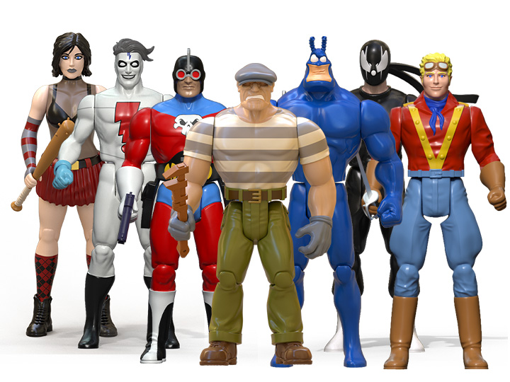 Longbox Heroes 5" Set of 7 BBTS Exclusive Figures Gallery Image 1