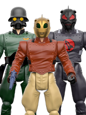 The Rocketeer Longbox Heroes 5" Set of 3 BBTS Exclusive Figures Gallery Image 2