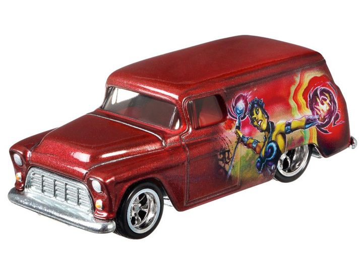 Masters of the Universe Hot Wheels Real Riders Evil-Lyn '55 Chevy Panel Gallery Image 1