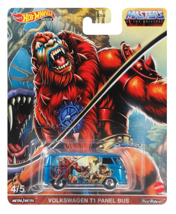 Masters of the Universe Hot Wheels Real Riders Beast Man Volkswagen T1 Panel Bus Gallery Image 3