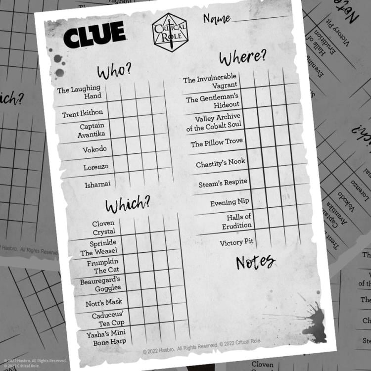 Clue: Critical Role Gallery Image 8