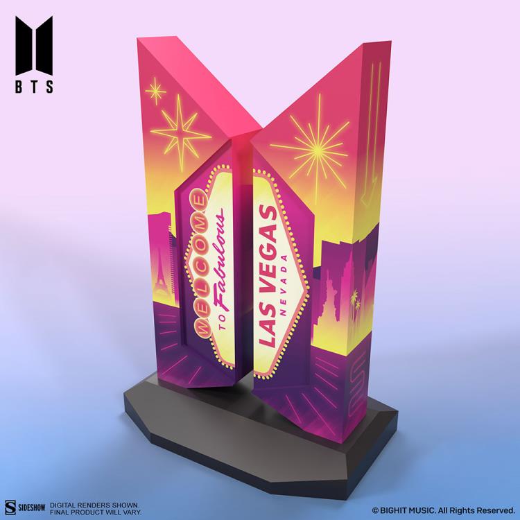 BTS: Las Vegas Edition Premium Logo Statue