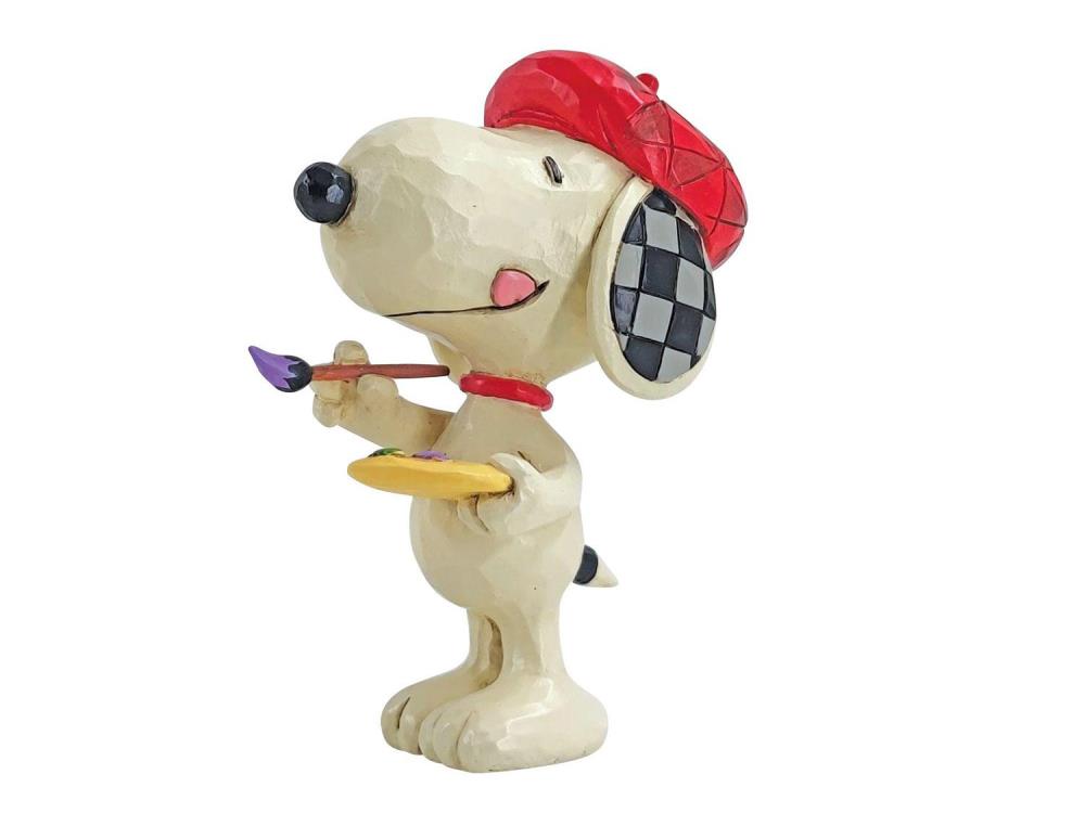 Peanuts "Artist" Snoopy Mini Figurine (Jim Shore) Gallery Image 3