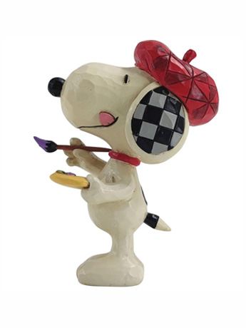 Peanuts "Artist" Snoopy Mini Figurine (Jim Shore) Gallery Image 2