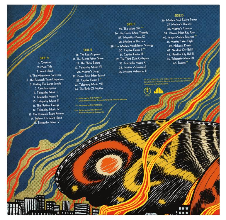 Mothra Original Motion Picture Soundtrack BBTS Exclusive Vinyl 2XLP Gallery Image 7