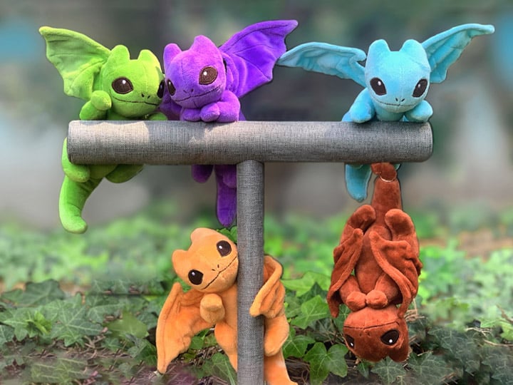 Miyo's Mystic Musings Little Embers 7" Deluxe Plush Set of 5 Gallery Image 1