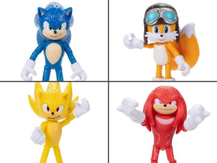 Sonic the Hedgehog 2 4" Wave 2 Set of 4 Figures Gallery Image 1