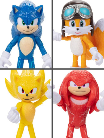 Sonic the Hedgehog 2 4" Wave 2 Set of 4 Figures Gallery Image 2