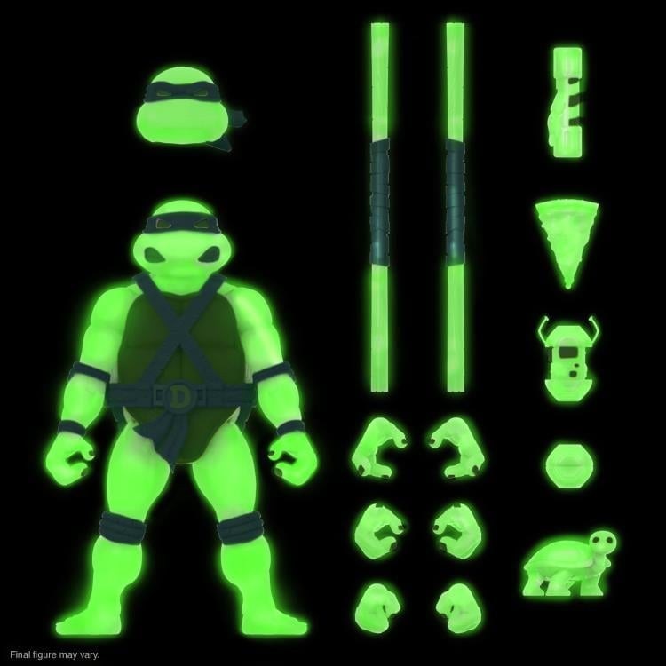 Teenage Mutant Ninja Turtles ULTIMATES! Mutagen Ooze Glow Donatello Exclusive Action Figure Gallery Image 4