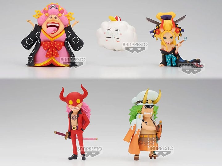 One Piece World Collectable Figure Wano Country Onigashima 1 Set of 5 Figures Gallery Image 1