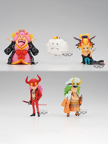 One Piece World Collectable Figure Wano Country Onigashima 1 Set of 5 Figures Gallery Image 2