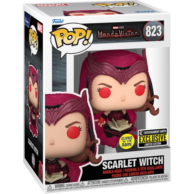 Pop! Marvel: WandaVision - Scarlet Witch Glow-in-the-Dark Exclusive Gallery Image 5
