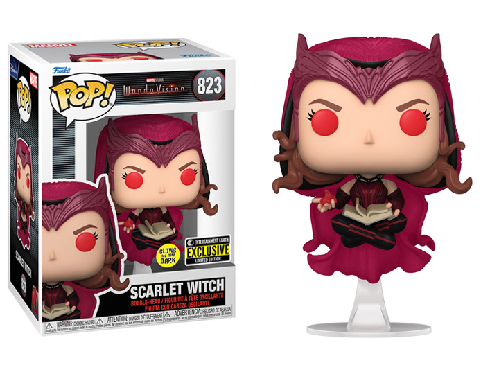 Pop! Marvel: WandaVision - Scarlet Witch Glow-in-the-Dark Exclusive Gallery Image 1