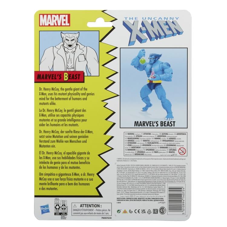 The Uncanny X-Men Marvel Legends Retro Collection Beast Action Figure Gallery Image 12