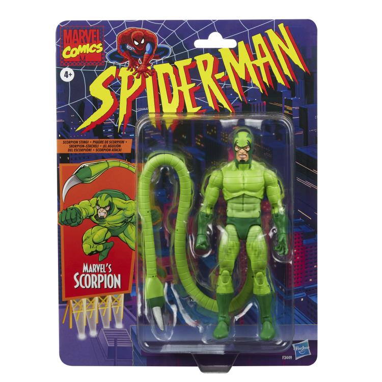 Spider-Man Marvel Legends Retro Collection Scorpion Action Figure Gallery Image 8