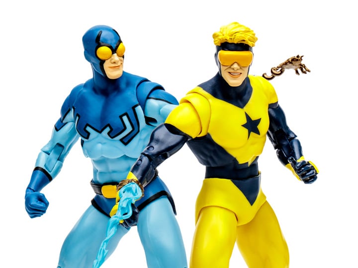 DC Comics DC Multiverse Booster Gold & Blue Beetle Action Figure Two-Pack Gallery Image 1