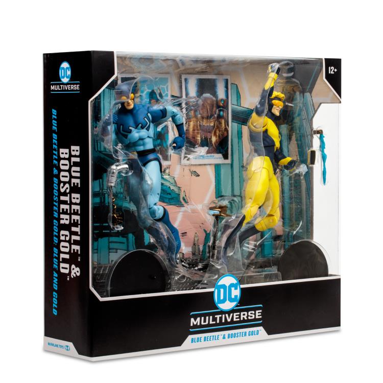 DC Comics DC Multiverse Booster Gold & Blue Beetle Action Figure Two-Pack Gallery Image 18