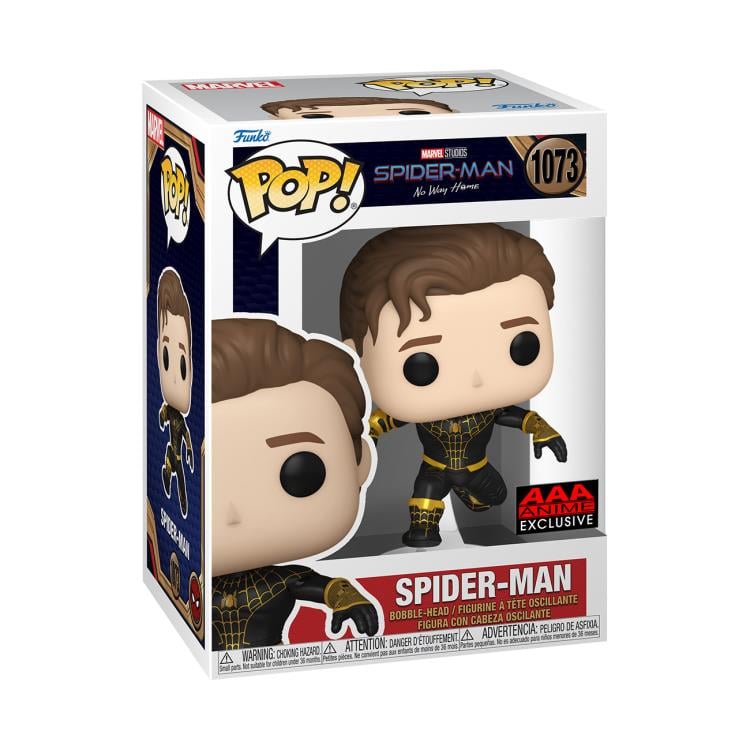 Pop! Marvel: Spider-Man: No Way Home - Unmasked Spider-Man AAA Anime Exclusive Gallery Image 4