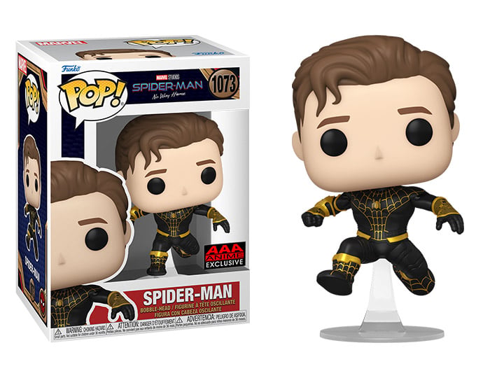 Pop! Marvel: Spider-Man: No Way Home - Unmasked Spider-Man AAA Anime Exclusive Gallery Image 1