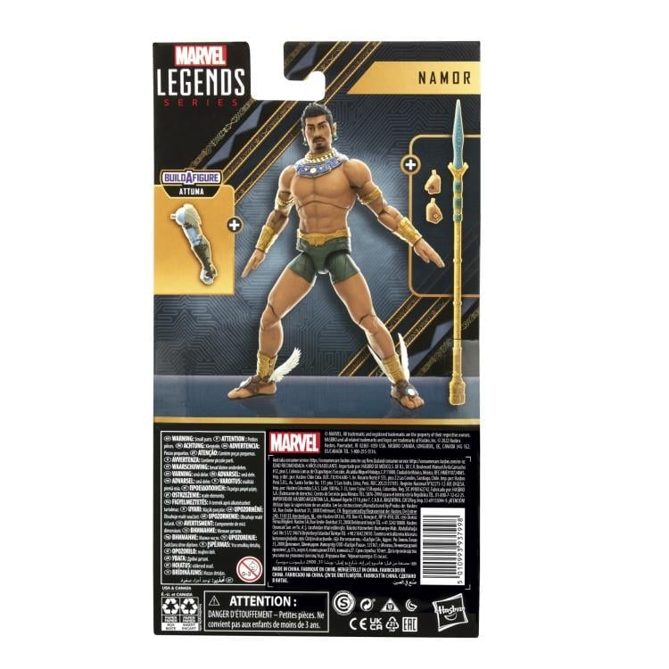 Black Panther: Wakanda Forever Marvel Legends Namor Action Figure (Attuma BAF) Gallery Image 8