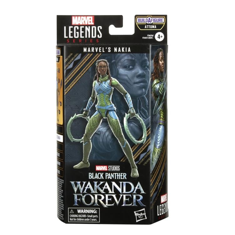 Black Panther: Wakanda Forever Marvel Legends Nakia Action Figure (Attuma BAF) Gallery Image 9