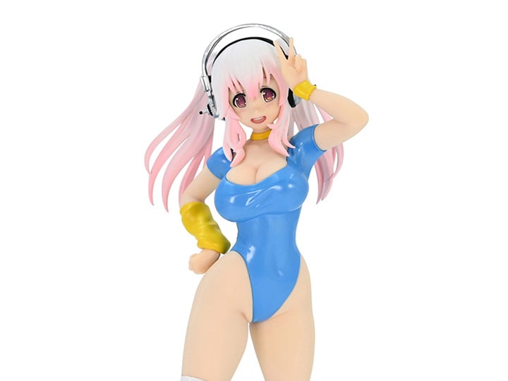 Nitroplus Super Sonico (1980's Blue Another Color Ver.) Concept Figure Gallery Image 1