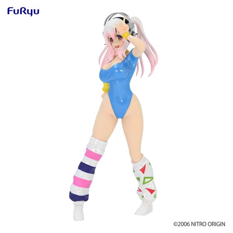 Nitroplus Super Sonico (1980's Blue Another Color Ver.) Concept Figure Gallery Image 4