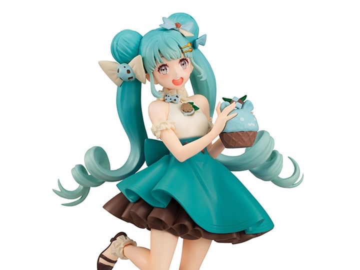 Vocaloid SweetSweets Series Hatsune Miku (Chocolate Mint Ver.) Figure (Reissue) Gallery Image 1