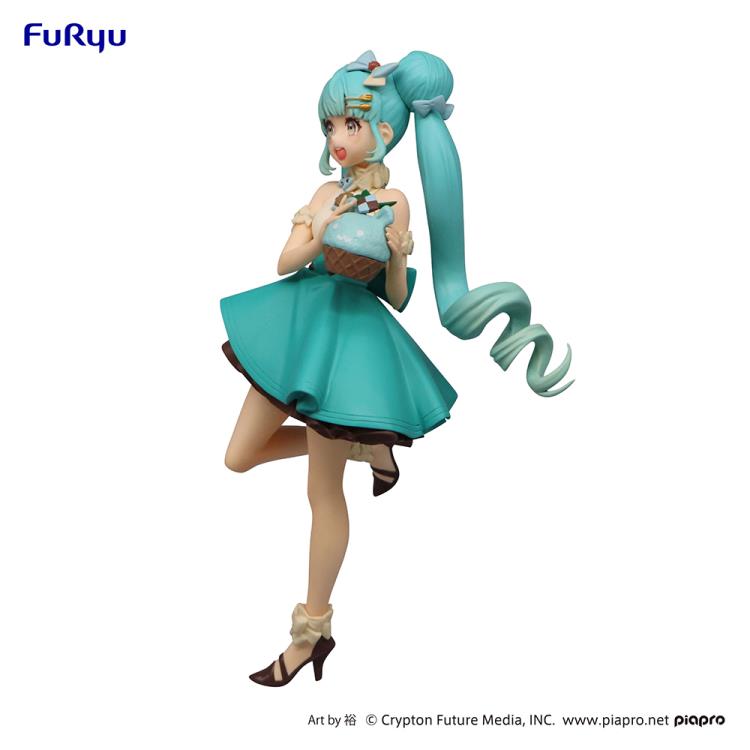 Vocaloid SweetSweets Series Hatsune Miku (Chocolate Mint Ver.) Figure (Reissue) Gallery Image 4