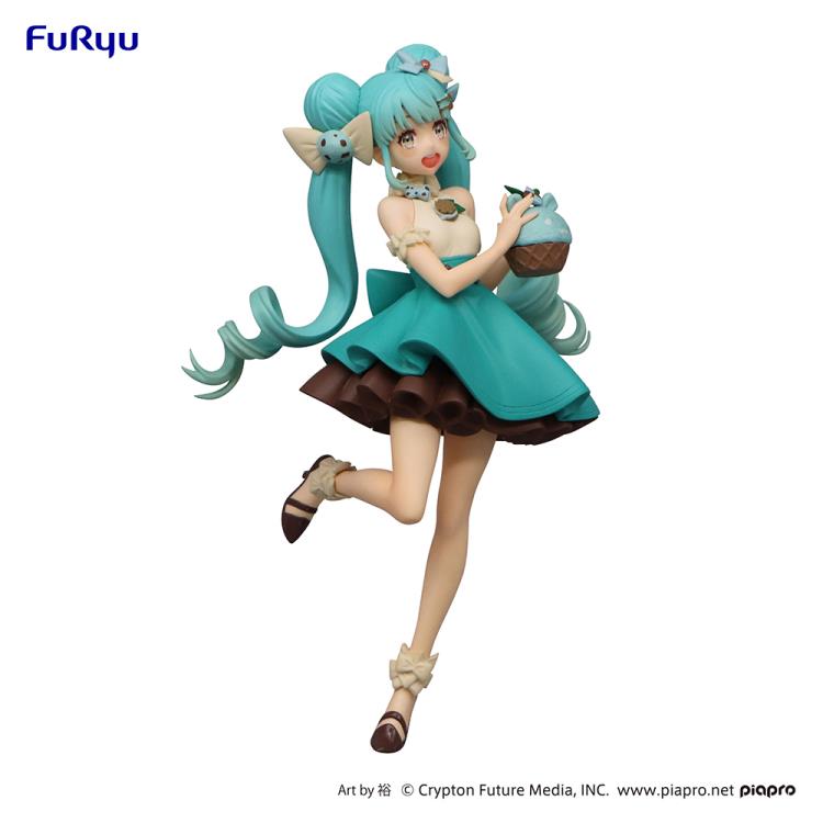 Vocaloid SweetSweets Series Hatsune Miku (Chocolate Mint Ver.) Figure (Reissue) Gallery Image 9