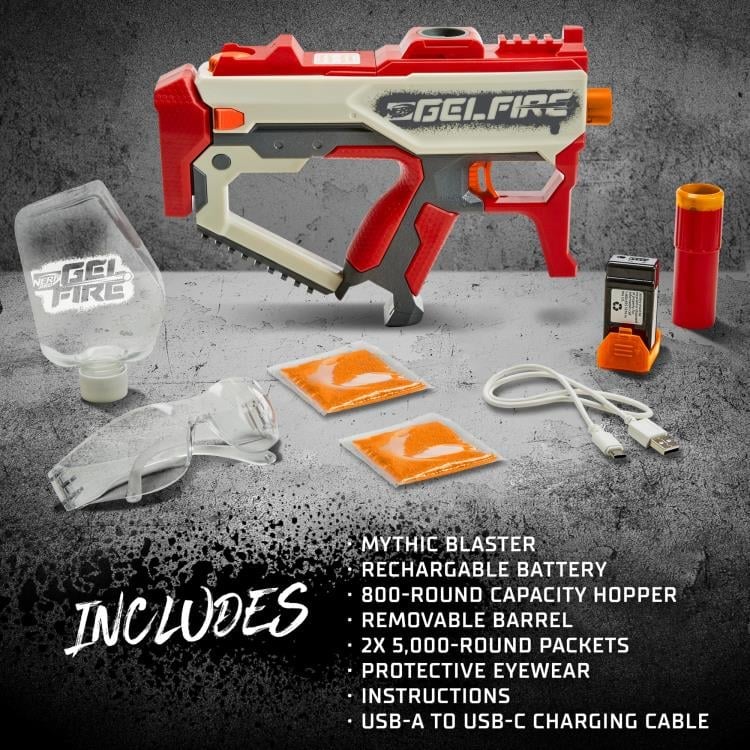 NERF Pro Gelfire Mythic Full Auto Blaster Gallery Image 12