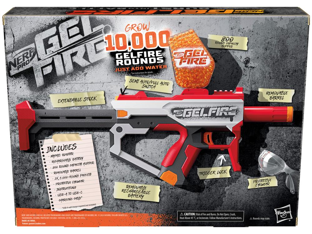 NERF Pro Gelfire Mythic Full Auto Blaster