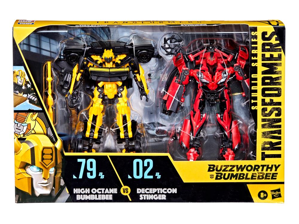 Transformers Buzzworthy Bumblebee Studio Series Deluxe Bumblebee & Stinger Two-Pack Gallery Image 7